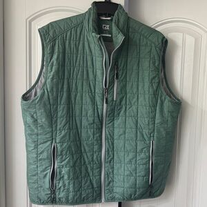 Cutter & Buck Green Quilted Vest